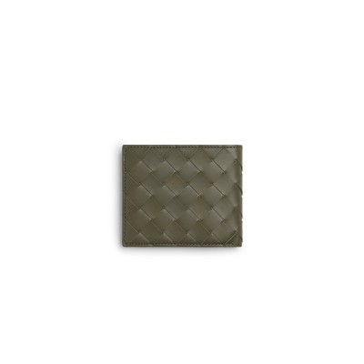BOTTEGA VENETA INTRECCIATO BI-FOLD WALLET 743211VCPQ43248 (11*9.5*1cm)